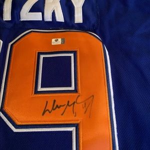 Wayne Gretzky autographed Edmonton Oilers Jersey